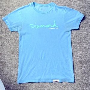 Light blue diamond supply co tee